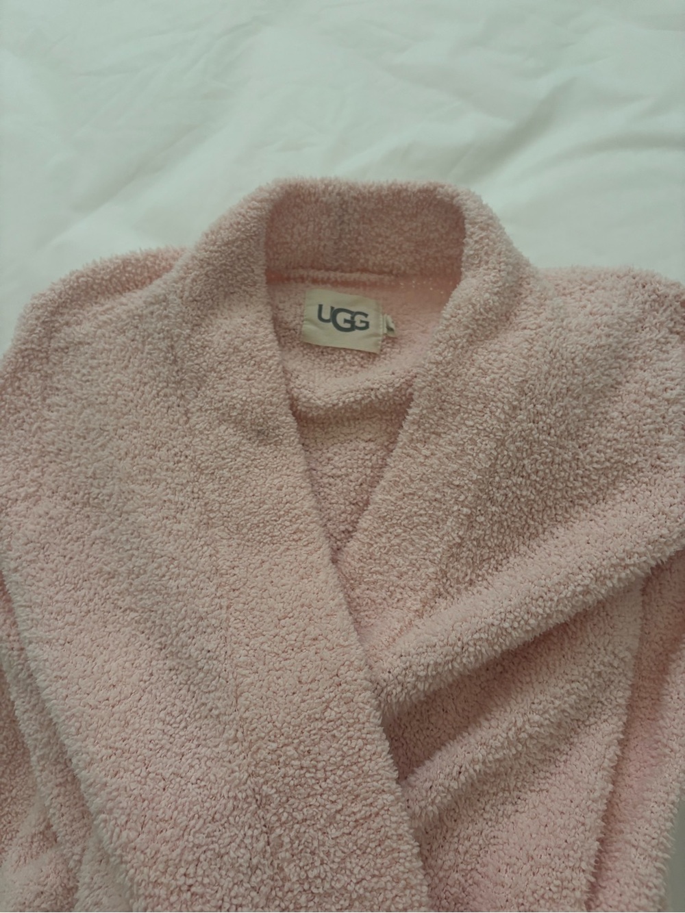 UGG Blush Pink Sherpa Wrap Robe